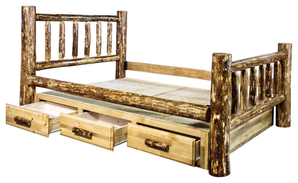 Glacier Country Collection Bed With Storage, Twin