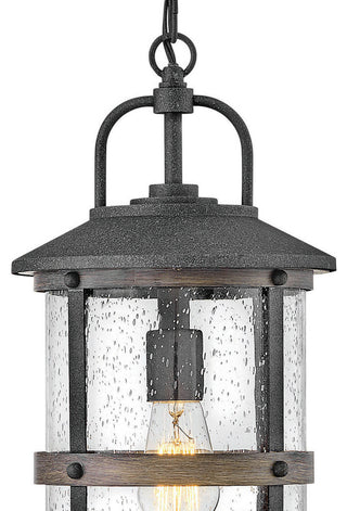 Hinkley Lakehouse Medium Hanging Lantern, Aged Zinc