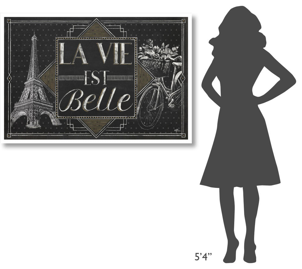 "Vive Paris II" Digital Paper Print by Janelle Penner, 50"x34"