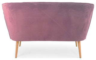 Pink Velvet Bench