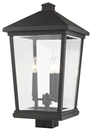 Beacon 3 Light Outdoor Post Mount Fixture (Sqr. Base - not incl.)