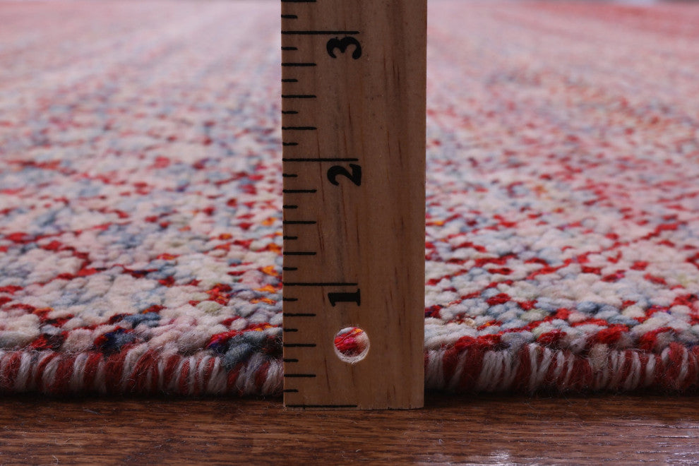 10' 2" X 13' 7" Wool & Silk Savannah Grass Handmade Rug - Q15428