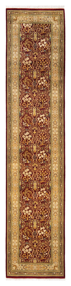 Mogul, One-of-a-Kind Hand-Knotted Area Rug Red, 2'6"x12'1"