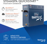 Steamspa Oasis 9 Kw Quickstart Steam Bath Generator, Oil Rubbed Bronze