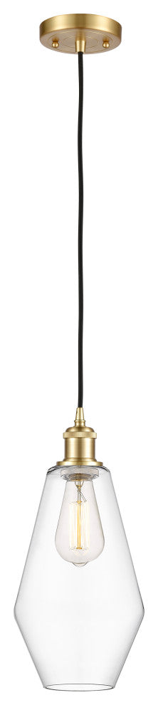 Innovations 516-1P-SG-G652-7-LED 1-Light Mini Pendant, Satin Gold