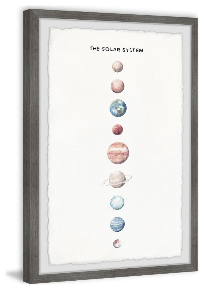"The Planets Align" Framed Painting Print, 12x18