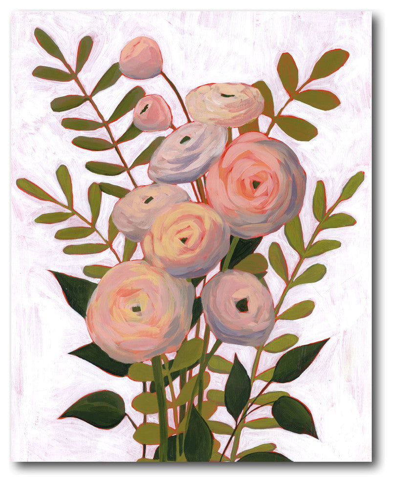 "Flower Burst II" Gallery, Wrapped Canvas Wall Art, 16"x20"