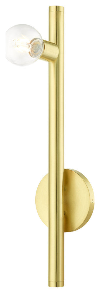 Satin Brass Modern, Urban, Scandinavian, Wall Sconce