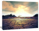 Cracked Drought Land with Sunshine, Extra Large Landscape Canvas Art, 40"x30"