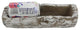 Admired By Nature Cement Rustic White Tree Log Succulents Cactus Planter, 12"