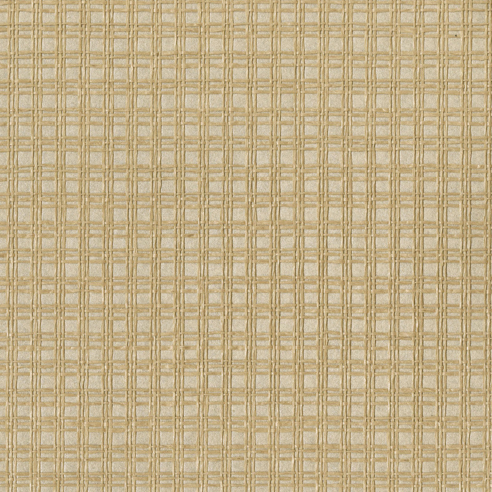 Tomek Beige Paper Weave Wallpaper, Bolt