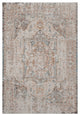 9' X 12' Beige Abstract Stain Resistant Indoor Outdoor Area Rug