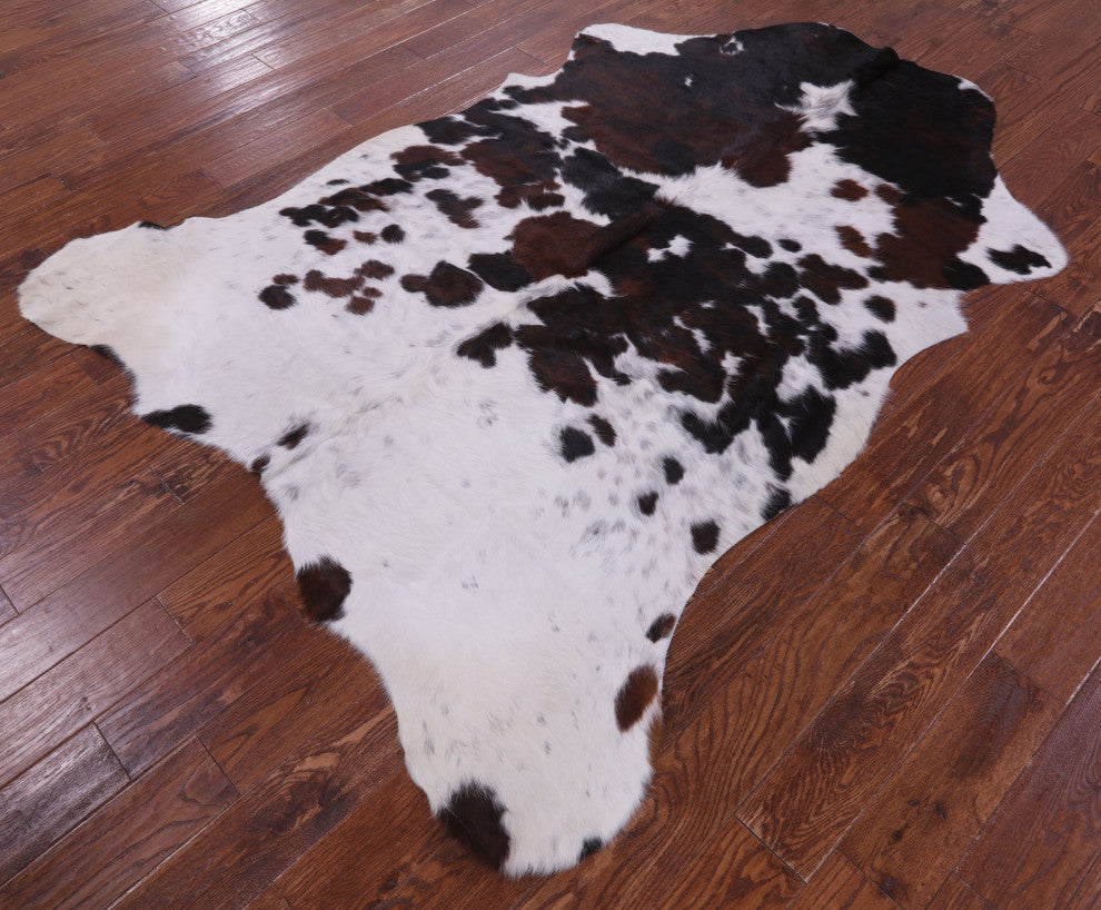 7' 6" X 5' 9" Natural Cowhide Rug C2254