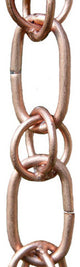 Link and Loop Copper Rain Chain with Installation Kit, 10 Foot