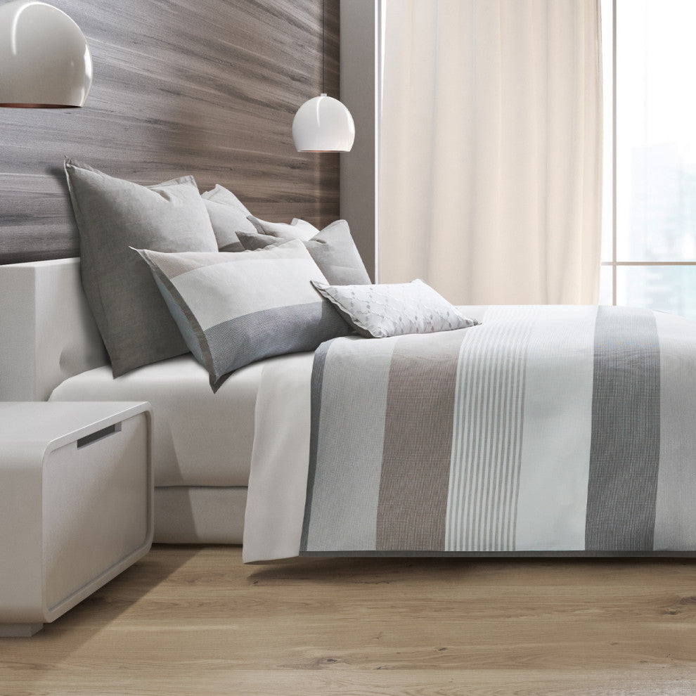 Ultra 7-Piece Queen Duvet Set - Grey
