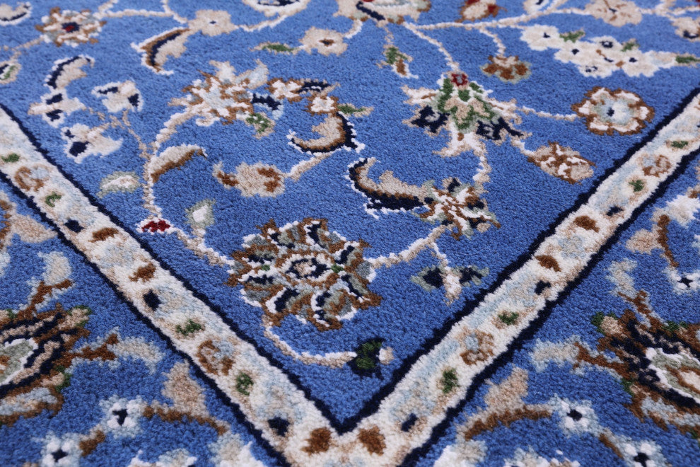 2' 10" X 20' 4" Persian Nain Handmade Wool & Silk Runner Rug - Q14883