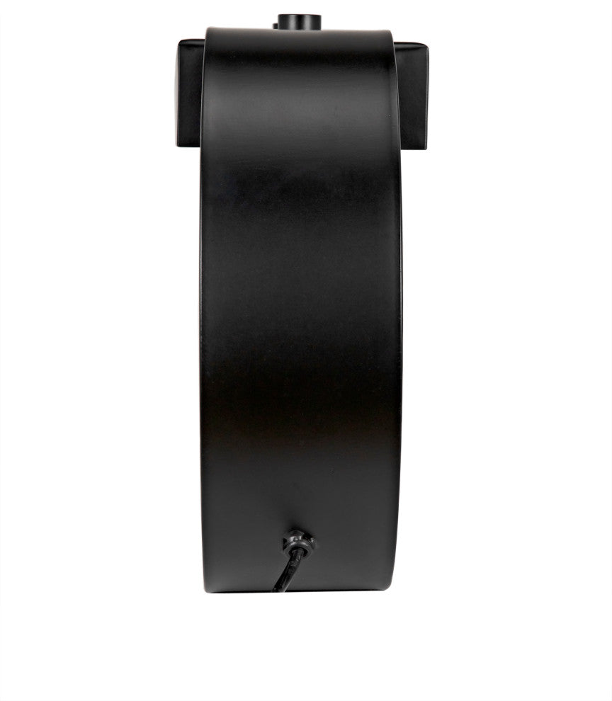 Alfred Table Lamp, Black Metal