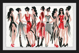 "Runway Day" Framed Painting Print, 18"x12"