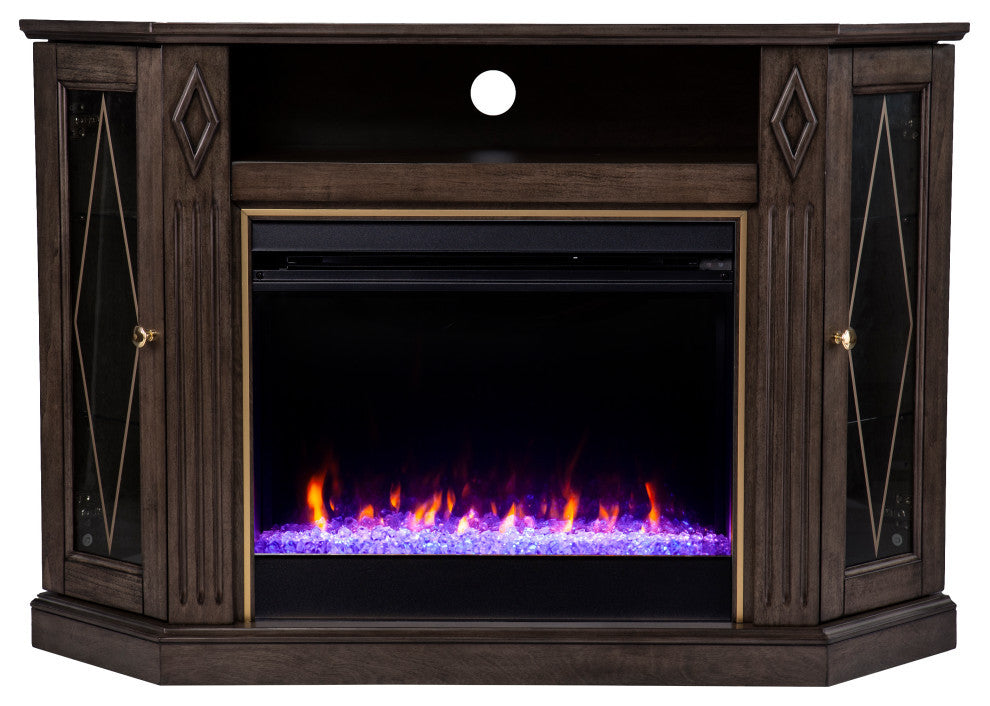 Tanda Color Changing Fireplace With  Media Storage