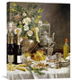 "Bottles of Champagne Bread Biscuits and Cakes" Artwork, 17" x 22"