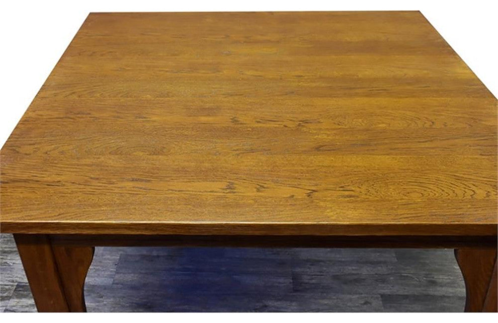 Crafters and Weavers Mission Style White Oak Square Dining Table