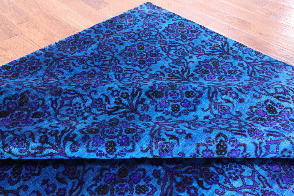 Persian Hand-Knotted Silk Rug 7' 11" X 9' 10" Q5956