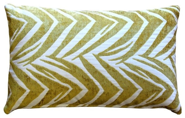 Pillow Decor - Samba Yellow 12 x 20 Throw Pillow
