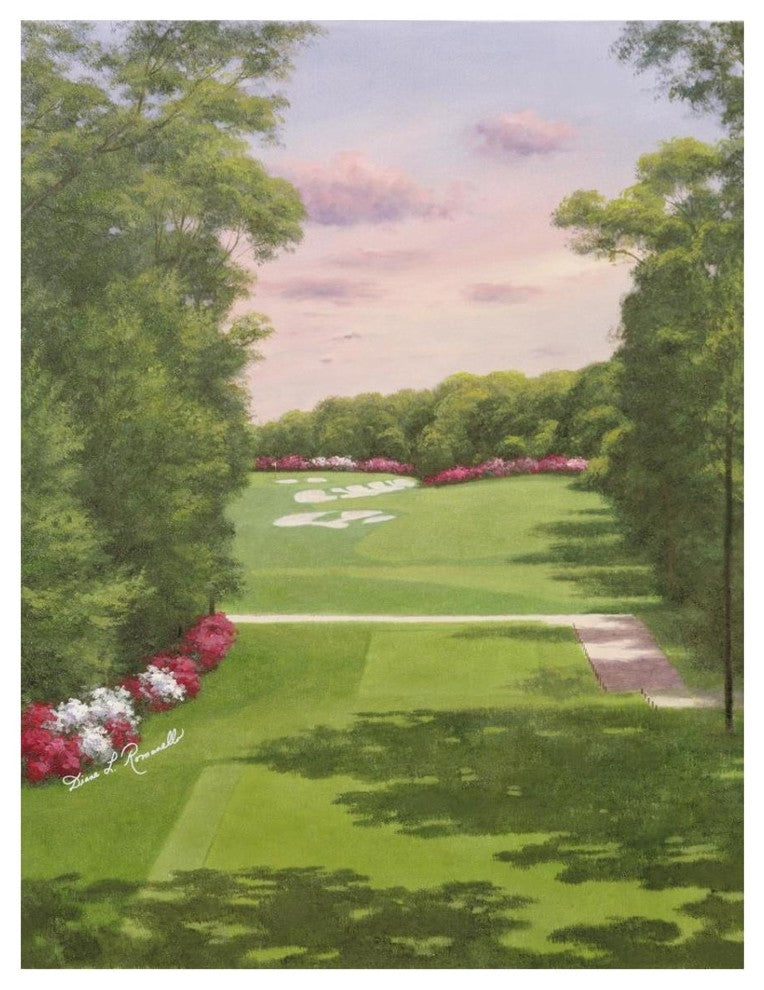 "4th Hole Bethpage Black" Digital Paper Print by Diane Romanello, 14"x18"