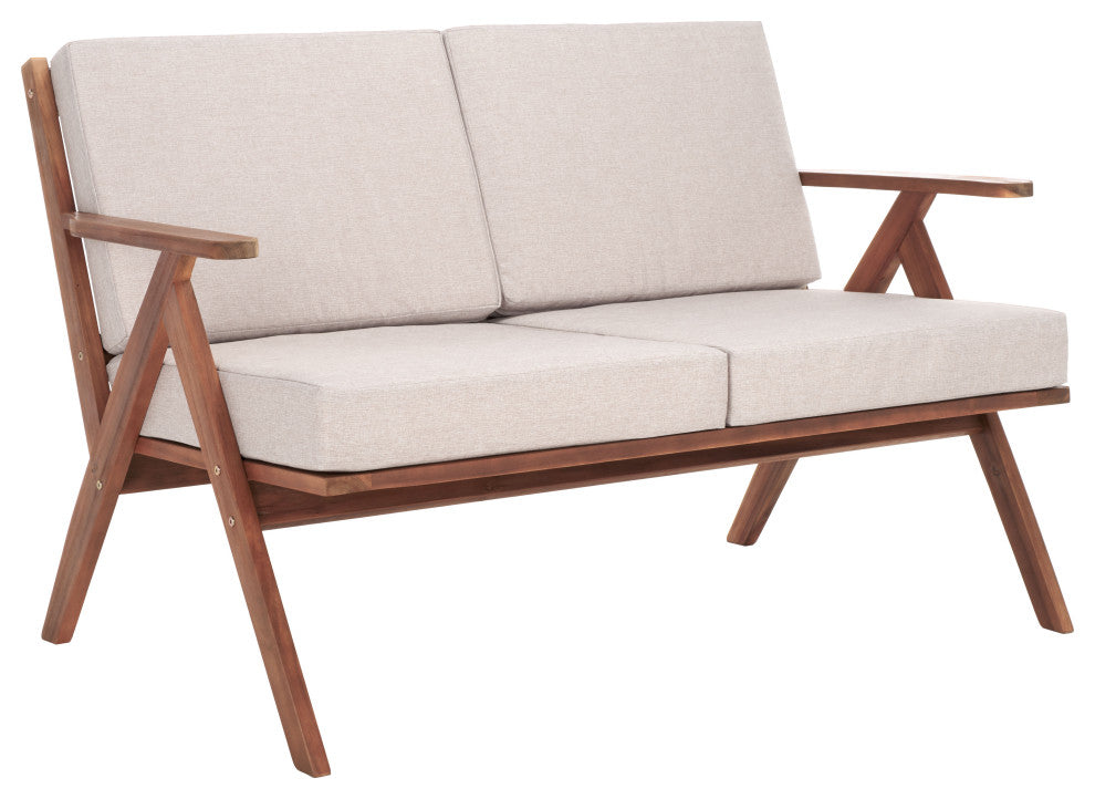 Safavieh Dryad Bench, Natural/Light Grey