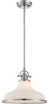 Quoizel GRT2814BN One Light Pendant Grant Brushed Nickel
