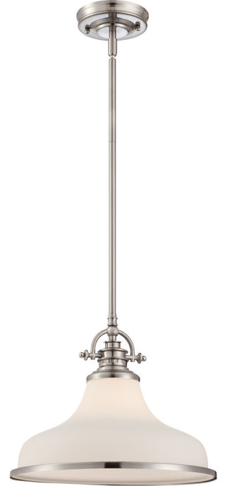 Quoizel GRT2814BN One Light Pendant Grant Brushed Nickel