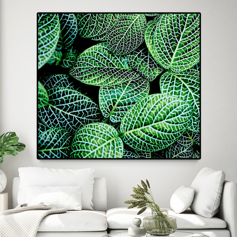 "Leaf IX" Oversized Framed Canvas, 45. x 45"