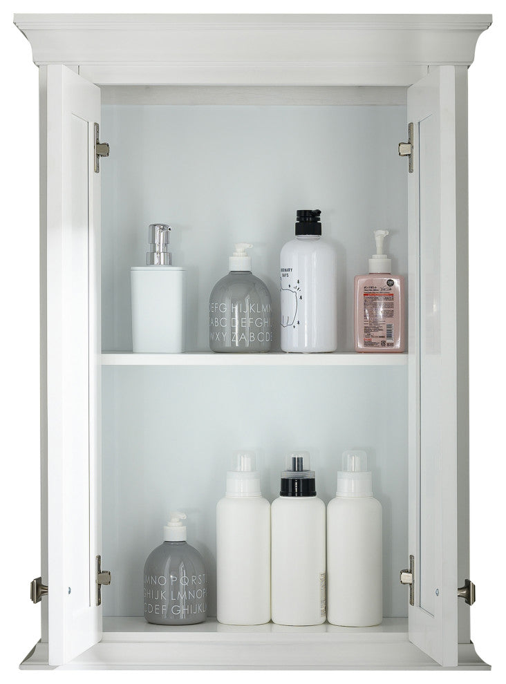 WLF2224 Toilet Topper Cabinet, White