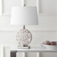 Dennis Seashell LED Table Lamp, Cream, 24"