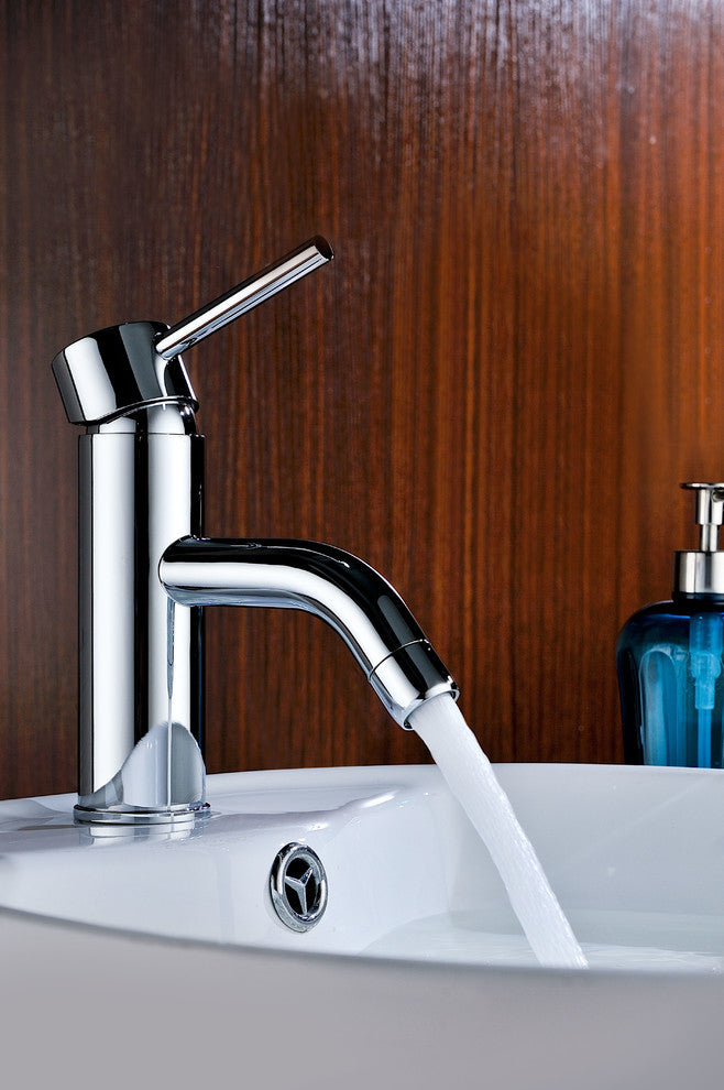 Bravo Series Single Handle Bathroom Sink Faucet in Polished Chrome