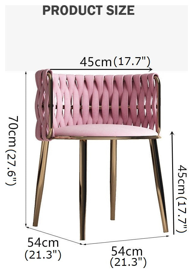 Light Luxury Nordic Single Sofa Chair, Pink