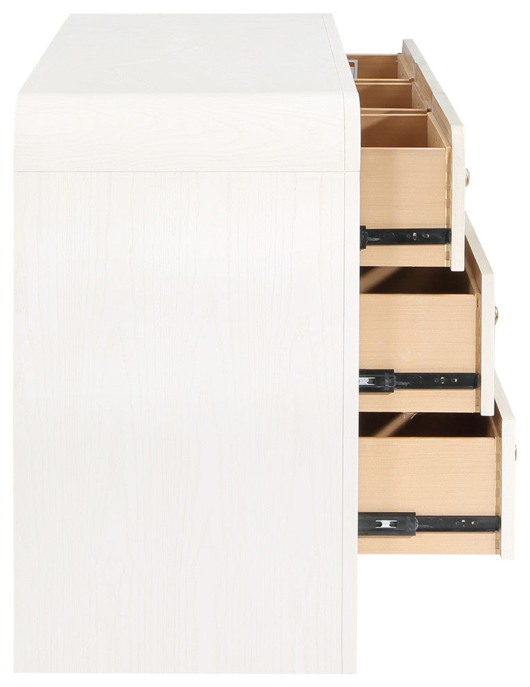 Siena Bedroom Furniture, White, Dresser