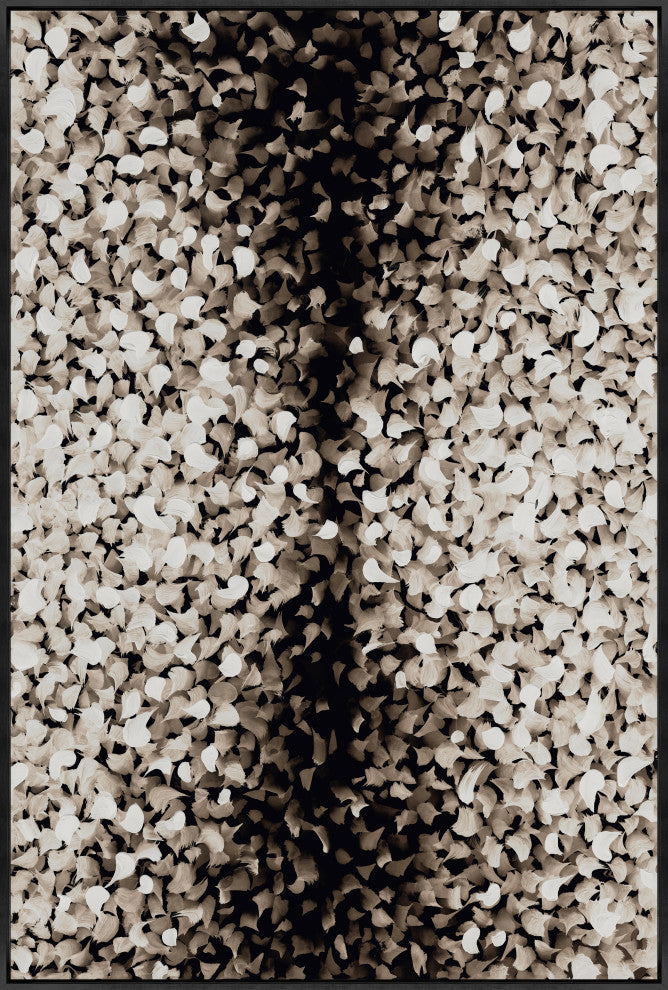30x45 The Flip Side II, Framed Artwork, Black