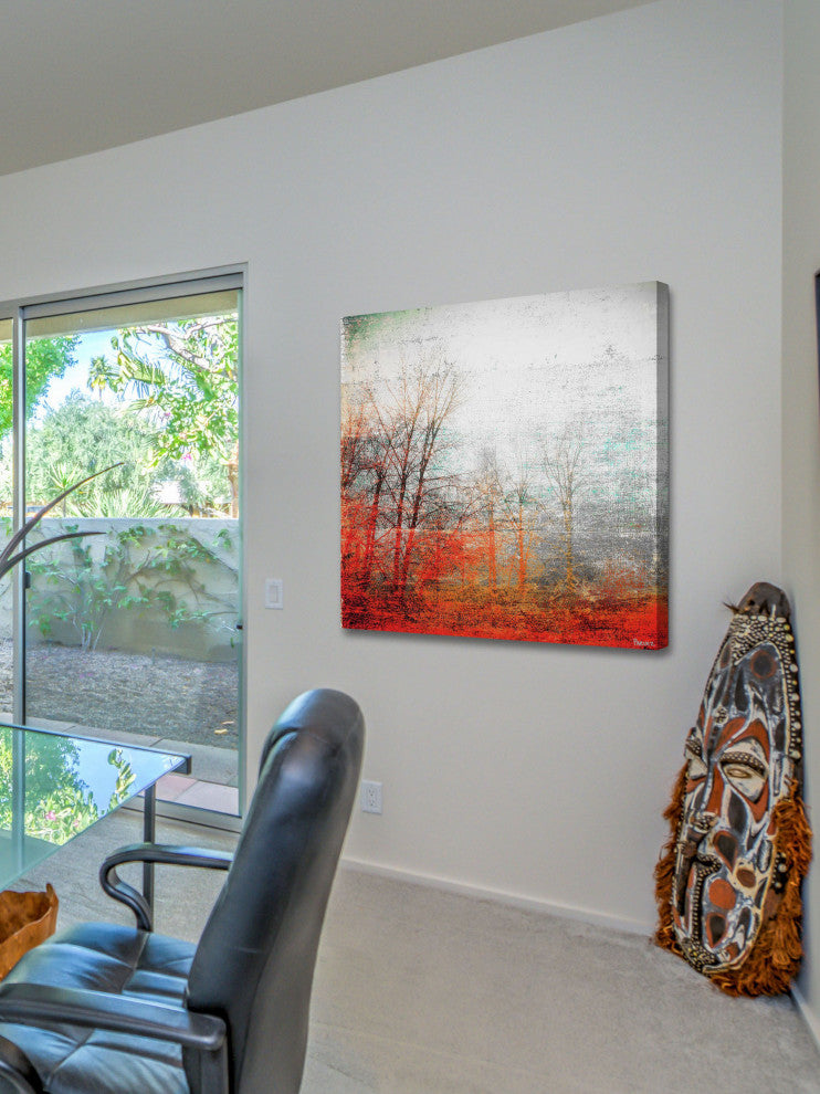 "Deep Forest" Fine Art Canvas Print, 18"x18"