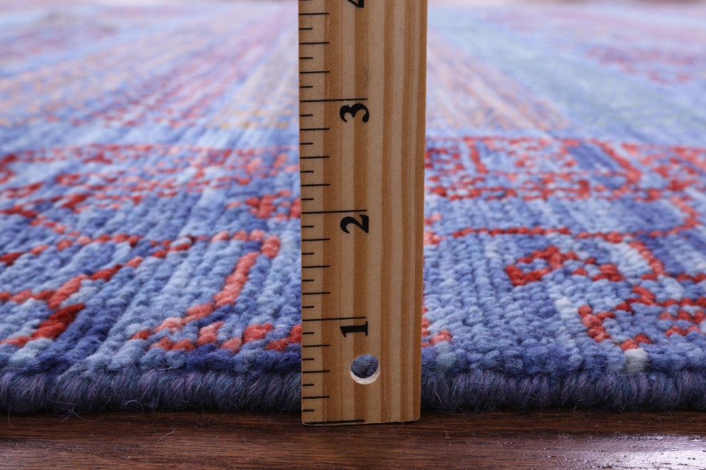 Handmade Persian Gabbeh Elephant Design Wool Rug 8' 2" X 10' 2" - Q13612