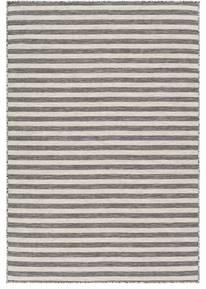 Pasadena Indoor/Outdoor Area Rug, Medium Gray, 4'3" X 5'11"