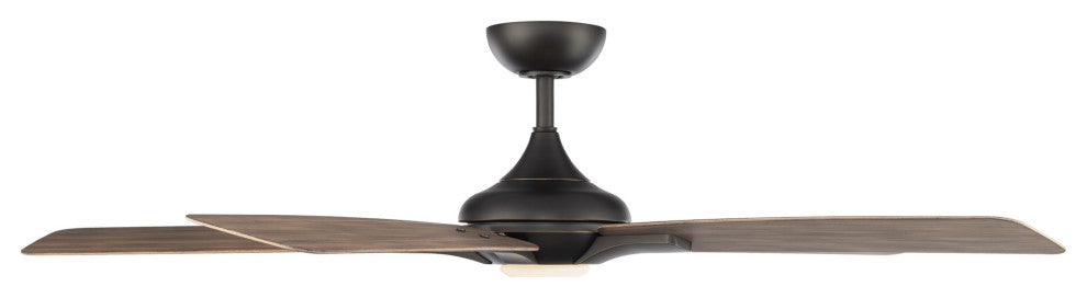 Mykonos 60" Indoor/Outdoor Smart Ceiling Fan, Oil Rubbed Bronze, 3500K Light