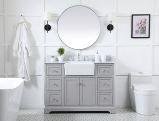 Home Living 22" Farmhouse Grey-Light Bathroom Vanity
