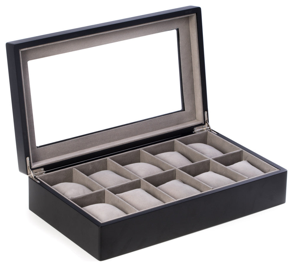 US Army Logo Black Wood 10 Watch Case