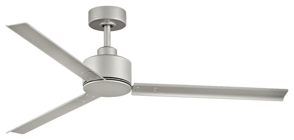 Hinkley Indy 56" Indoor/Outdoor Ceiling Fan, Brushed Nickel