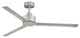 Hinkley Indy 56" Indoor/Outdoor Ceiling Fan, Brushed Nickel