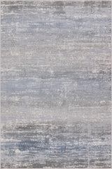 High-Low Hudson Gray/Blue Rug, Gray, 5'3"x8'