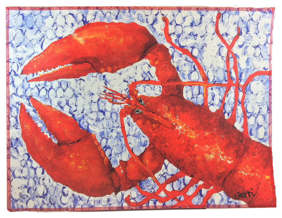 Lobster Canvas Placemats, Set of 4