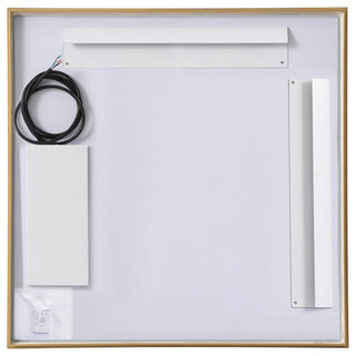 Modern Brass Led Mirror