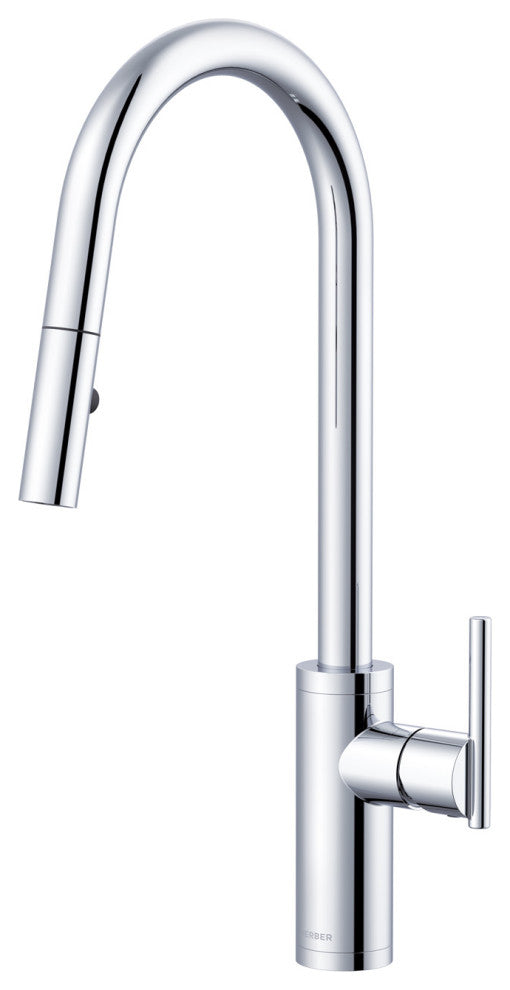 Parma Cafe Pull-Down Kitchen Faucet w/ SnapBack Retraction, Chrome